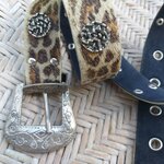 เข็มขัดหนังแท้ ขนวัวแท้ สวยมาก