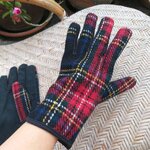 ถุงมือขนสัตว์ HarrisTweed ชายไซด์ S-M