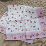 ผ้าเช็ดหน้า RALPH LAUREN สวยหวานมากๆ