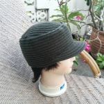 หมวกแก๊ปไหมพรมทรงนิวส์บอย H&M สุดเก๋