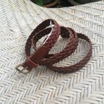 เข็มขัดหนังแท้สานขัด GAP น่ารักมาก (ของใหม่)