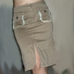 กระโปรงผ้ายืดเนื้อเบาใส่สบาย ดีไซน์น่ารัก 29.5-32-20.5