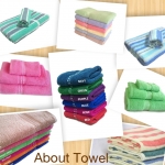 ผ้าเช็ดตัวขนาด 30*60 นิ้ว