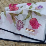 ผ้าเช็ดหน้าลายสวย สีคลาสสิค Philippe Venet