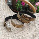 เข็มขัดชาย หนังงูแท้