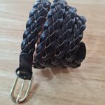 เข็มขัดหนังแท้ หนังสานเส้นเล็กๆ น่ารักมากกก