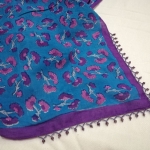 ผ้าคลุมไหล่ ผ้าโพกหัวแต่งลูกปัด Made in INDIA สวยมาก