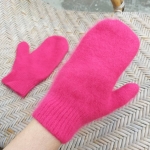 ถุงมือไหมพรม ขนกระต่ายแองโกล่าแท้