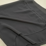 ผ้าผูกผม ผูกคลุมไหล่ 100% Poly. สีเทา