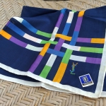 ผ้าเช็ดหน้าแบรนด์เนม Yves Saint Laurent ผ้าดีมากกก