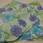 ผ้าผูกผม ผ้าผูกคอคลุมไหล่ เพ้นท์ลายสีน้ำ Made in MEXICO