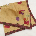 ผ้าเช็ดหน้าแฟชั่น JUNKO KOSHINO สีสวยยย แจ่ม สดใส