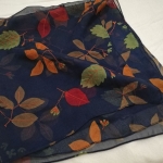 ผ้าผูกผม ผูกคอ ผ้าชีฟองปักลาย สวยมากๆ