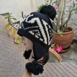 หมวกไหมพรมขนสัตว์บุฟลีซ MOSHIKI อุ่นติดลบ /ของใหม่/