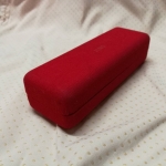 กล่องแว่น JiNS กล่องอย่างดี สีแดง สวยมาก