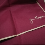 ผ้าเช็ดหน้าแบรนด์เนม Jim Thompson 100% silk