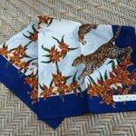 ผ้าเช็ดหน้าลายเสือดาว สวยมาก