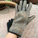 ถุงมือชาย ขนสัตว์ HARRIS TWEED (ของใหม่)