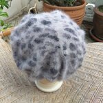 หมวกเบเร่ต์ขนกระต่ายแท้ลายเสือ GILFY นุ่มมากกก