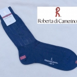 ถุงเท้าชาย ROBERTA DI CAMERINO สีกรม เนื้อดีมาก