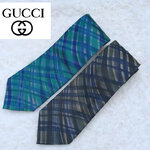เนคไทแบรนด์เนม GUCCI NECKTIE ของแท้ มี 2 สี