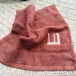 ผ้าขนหนูเช็ดหน้า dunhill ผ้าหนาดีมาก