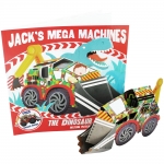 Jack's Mega Machine : The Dinosaur Digger หนังสือนิทานพร้อมโมเดลกระดาษ เครื่องยนต์ยักษ์ของแจ๊ค