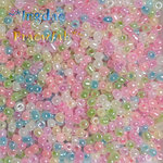 SB8-400B ซีดบีดไซส์กลาง 3 มิล. คละสีพาสเทล เคลือบวาว (20 กรัม)