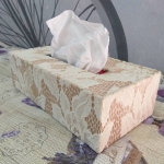 กล่องทิชชูผ้าลูกไม้ Hand made สวยมาก
