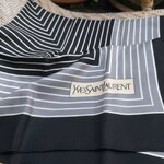 ผ้าไหม คลุมไหล่ ผูกคอ YVES SAINT LAURENT