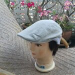 หมวกติงลี่ ผ้ายืดสีเทา สวยมาก (ของใหม่)