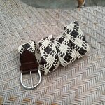 เข็มขัดหนังแท้สานเชือกถัก สวยมากเส้นนี้