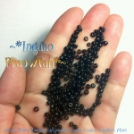 SB8-401 ซีดบีดไซส์กลาง 3 มิล. สีดำทึบแสง (Opaque Black Lustre) 20 กรัม