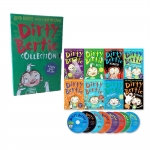 David Roberts & Alan Macdonald : David Roberts & Alan Macdonald : Dirty Bertie Book and CD Collection in a Slipcase Box เซตหนังสือแนวขำขัน เดอร์ตี้เบอร์ตี้ หนังสือพร้อมซีดี 8 เล่ม พร้อมกล่อง