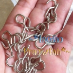 SH-212 Screw Hooks สกรูเกลียวหัวตะขอ ปลายแหลม ความยาวทั้งชิ้น 2 ซม. (ราคาต่อแพค/บรรจุ 10 ชิ้น)