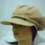 หมวกแก๊ปผ้าลินินทรงฟักทอง สวยใหม่เอี่ยม