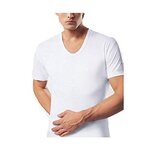 เสื้อแขนสั้นคอวีสีขาว B.V.D. ไซด์ M