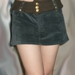 #1กระโปรงลูกฟูกดีไซน์เก๋ฝุดๆ จากฮ่องกง