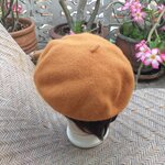 หมวกเบเร่ต์ผ้าขนสัตว์ สีสวยยยย