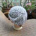 หมวกเบเร่ต์ขนกระต่ายแท้ ลายเสือ เกร๋ค่ะ