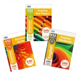 Letts KS2 Grammar, Punctuation and Spelling : Age 7-11 : SATs Practice 3 Books Collection: Revision Guide & Practice Test Papers & Workbook แบบฝึกหัดเตรียมสอบ SAT แกรมมา สะกด