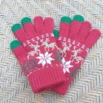 ถุงมือไหมพรมคริสต์มาส หนานุ่มมาก (ของใหม่)