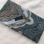 ผ้าเช็ดหน้าแบรนด์เนม Rudolph Valentino ลายสวยมากกกก