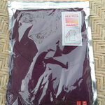 เสื้อฮีทเทคหญิง Uniqlo คอกลมสีม่วง ไซด์ L (ของใหม่)