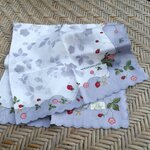 ผ้าเช็ดหน้าแบรนด์เนม WEDGWOOD ผ้าดีมากกก