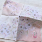 ผ้าเช็ดหน้าแฟชั่นลายดอกซากุระ