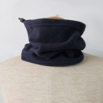 ปลอกคอกันหนาว Neck warmer ผ้าฟลีซหนานุ่ม สีกรม