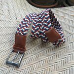 เข็มขัดนักกอล์ฟ เชือกถักแบบยืด