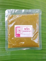น้ำพริกแกงเขียวหวาน เครื่องแกงเขียวหวาน 65 กรัม สูตรเจ 1 แพ็ค (12 ซอง)