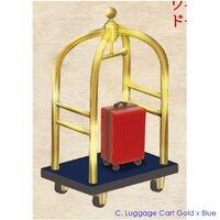 C. Luggage Cart Gold x Blue